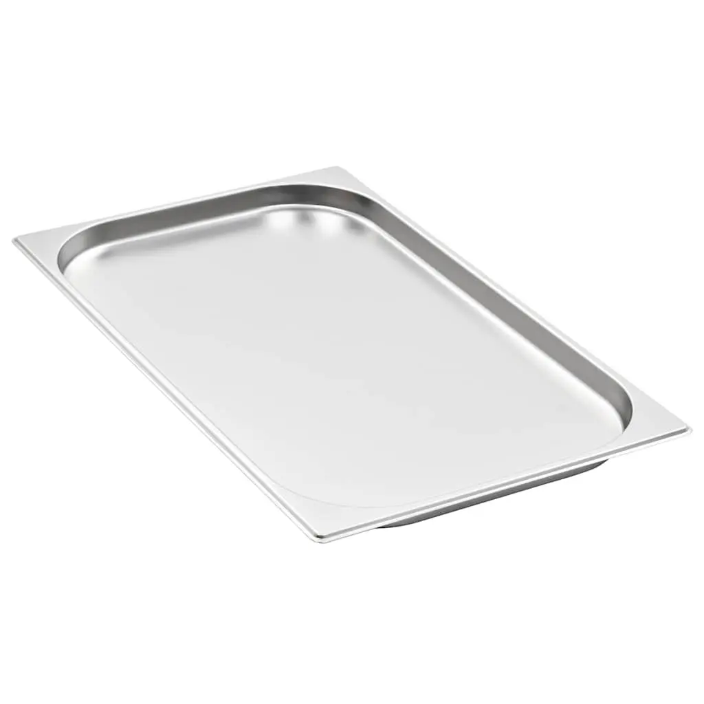 Gastronorm Containers Kitchen GN 1/1 20 mm 4 Piece Steam Table Pans