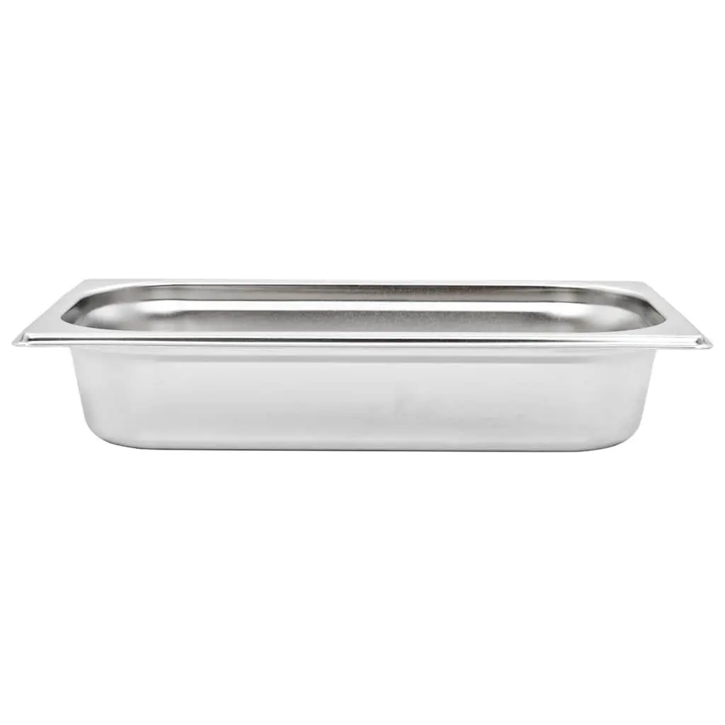 Gastronorm Containers 8 pcs GN 1/3 65 mm Stackable Steam Table Pans