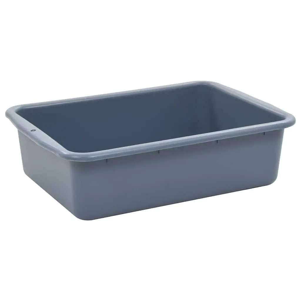 Kitchen Trolley Cart for Dining Room Storage with Plastic Containers 82 x 43.5 x 93 cm