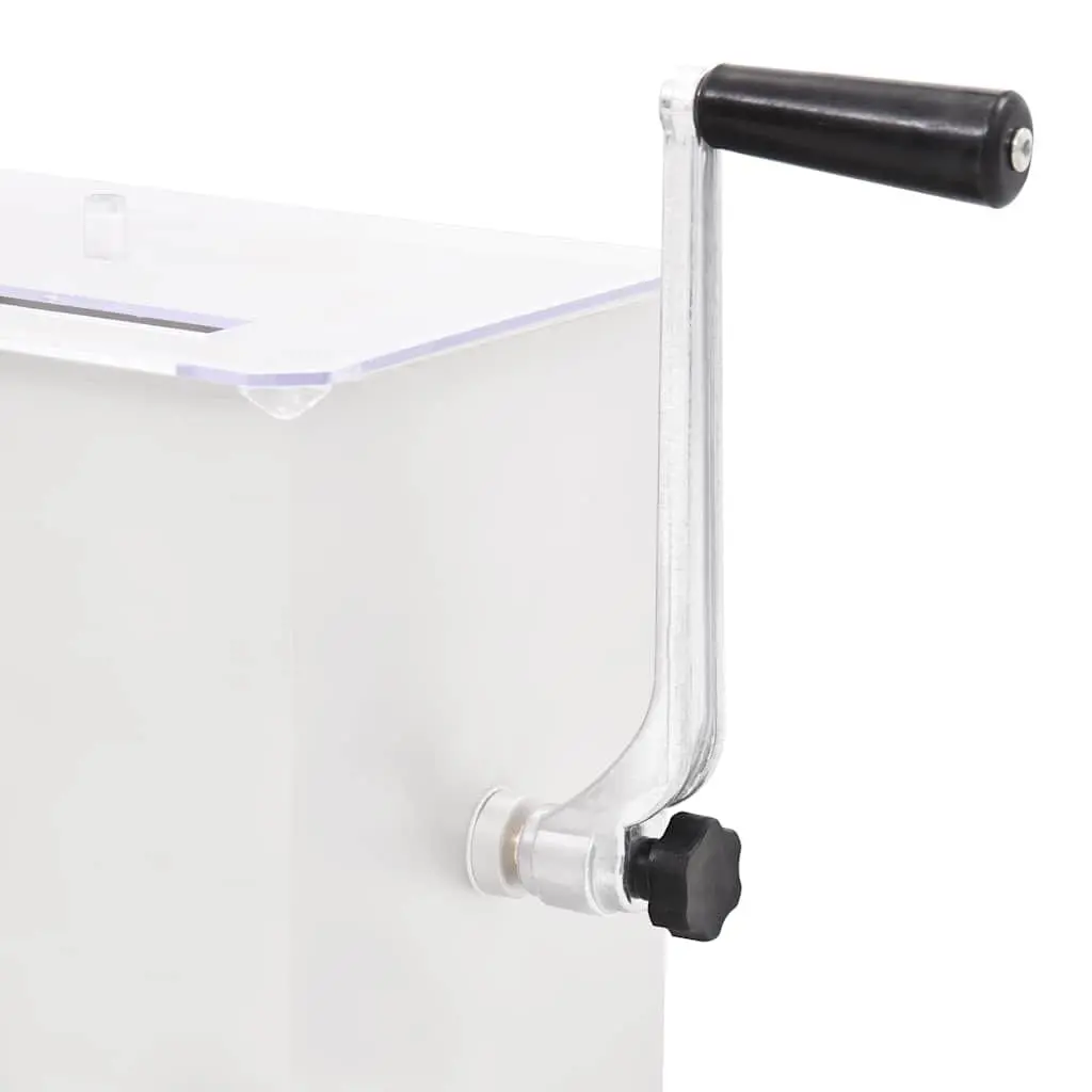 Manual Meat Mixer with Lid Silver Stainless Steel Food Blender Home Kitchen