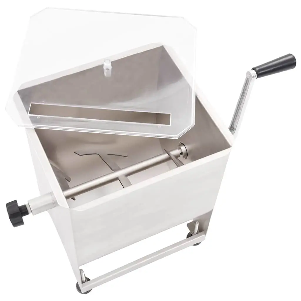Manual Meat Mixer for Home and Professional Use 44 lb Capacity Stainless Steel