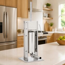 5L Capacity Manual Sausage Stuffer with Stainless Steel Build