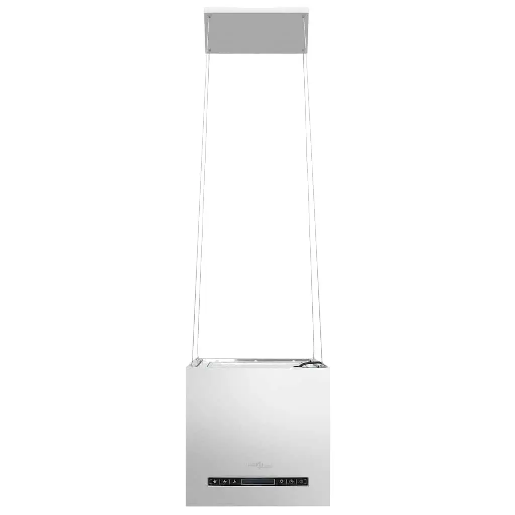 Island Range Hood 37cm Ceiling Mounted Kitchen Extractor Touch LCD Stainless