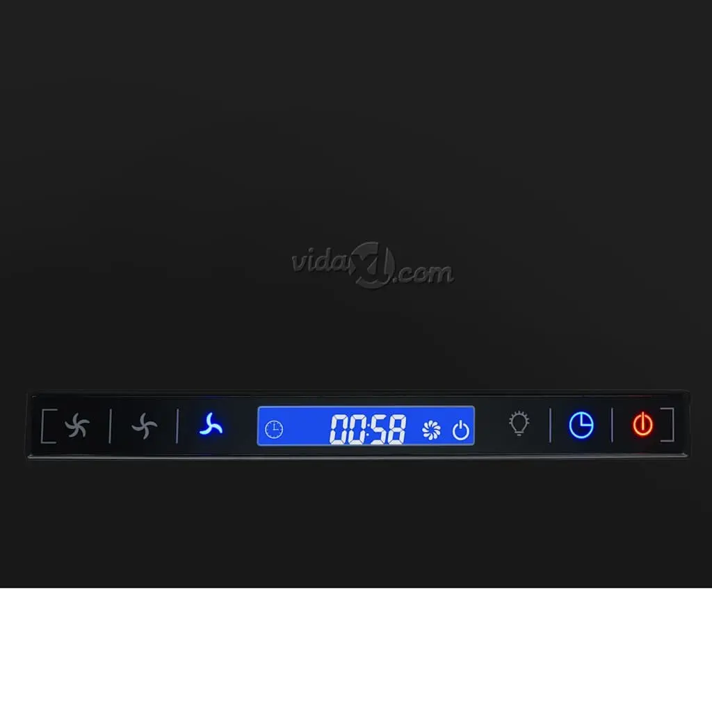37cm Touch Sensor Black Island Range Hood