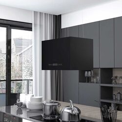 Island Range Hood 55 cm with Aluminium Grease Filter