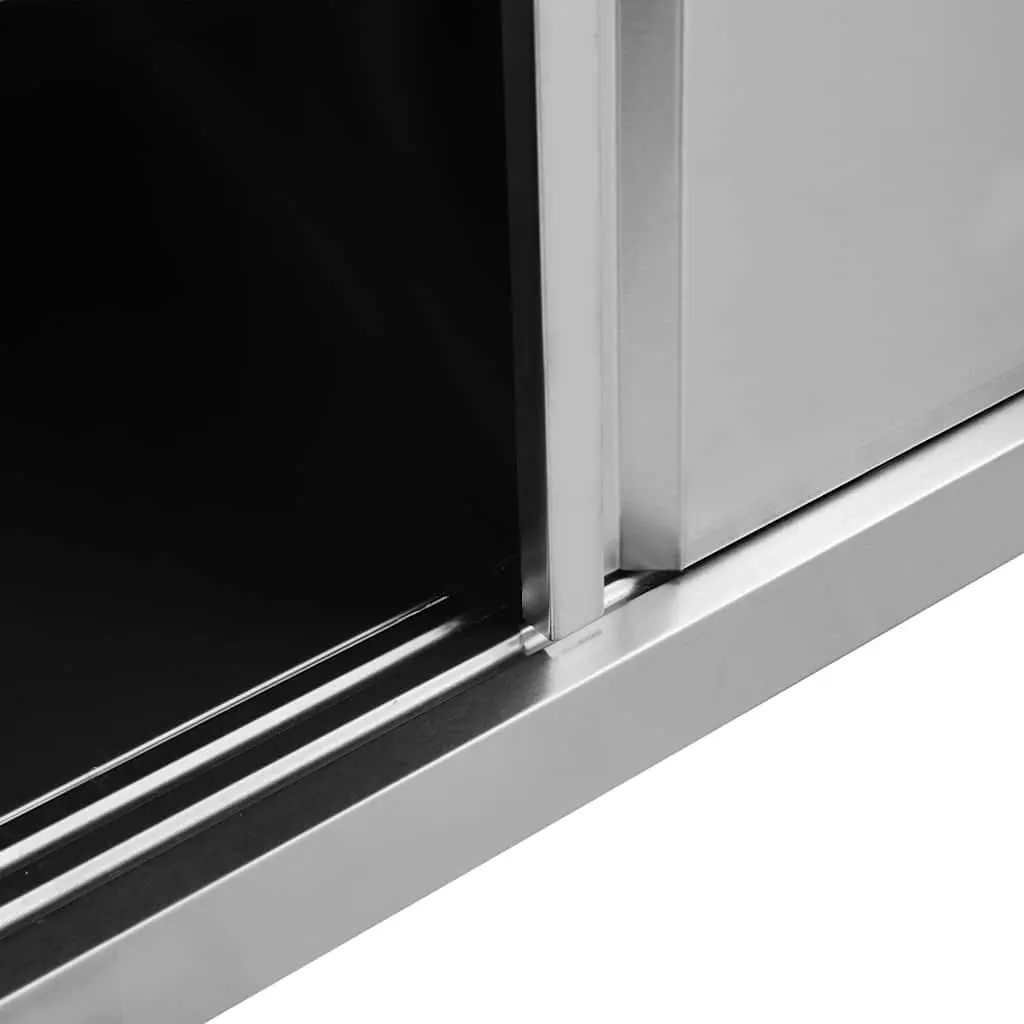 Stainless Steel Work Table for Commercial Kitchen 100x50x95-97cm