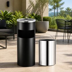 Specifications of 30L Steel Ashtray Waste Bin with Insert