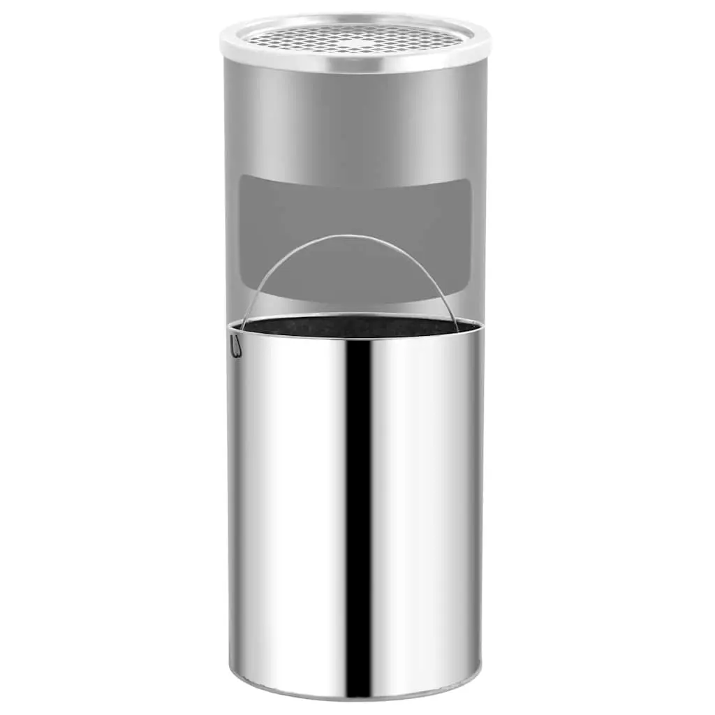 30L Steel Ashtray Waste Bin with Insert