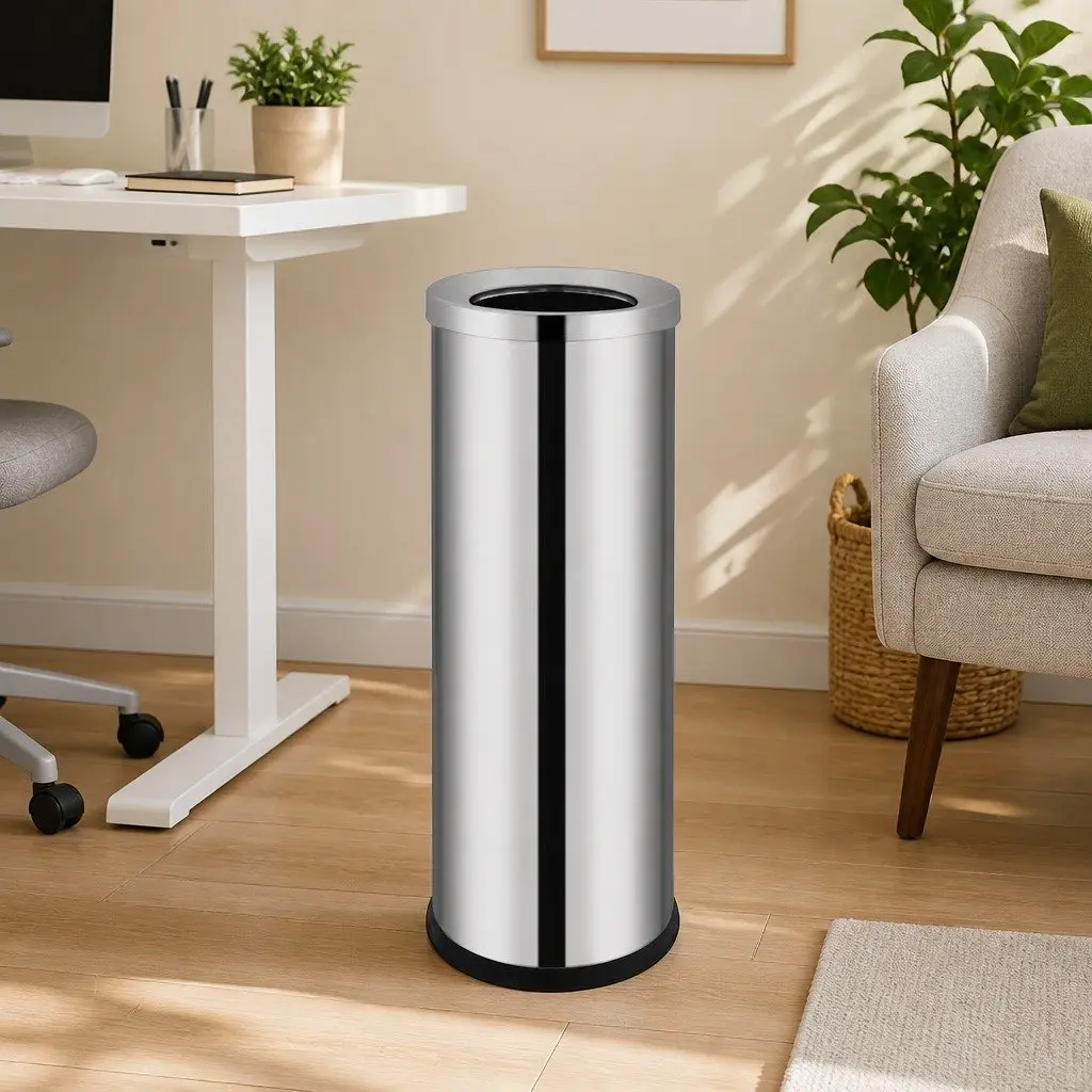Stainless Steel Waste Bin 32L with Removable Barrel