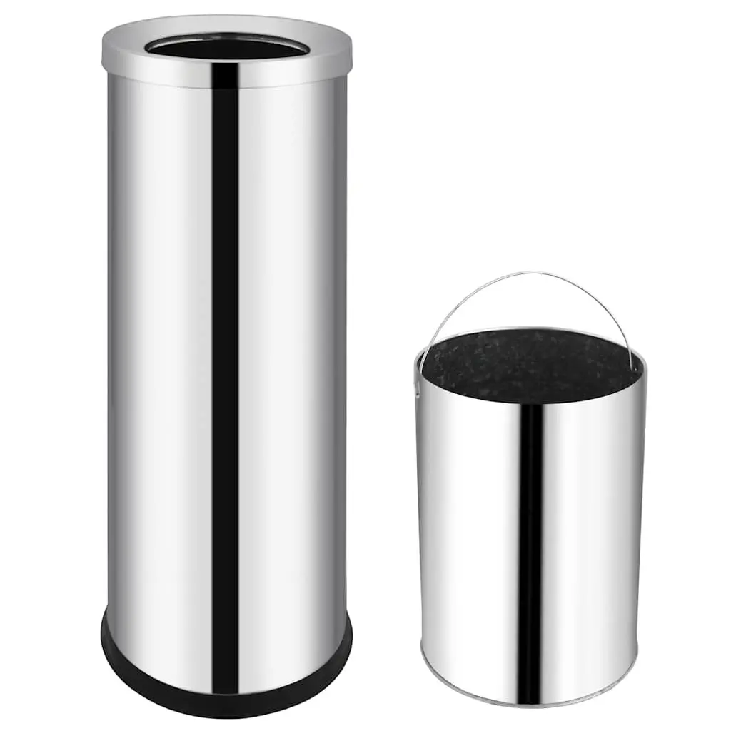 Stainless Steel Waste Bin 32L with Removable Barrel