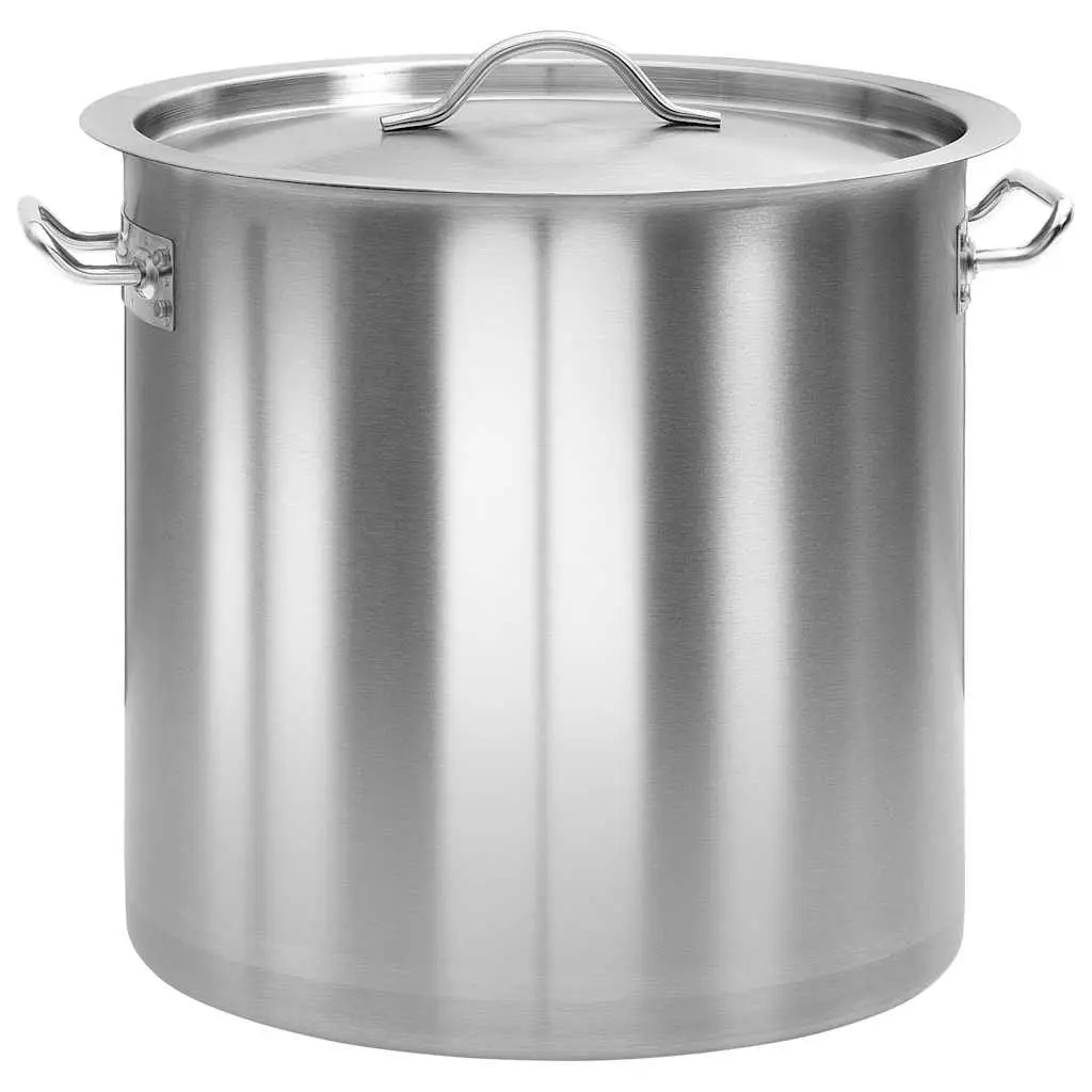 Stock Pot Kitchen 35L Stainless Steel Large Cookware