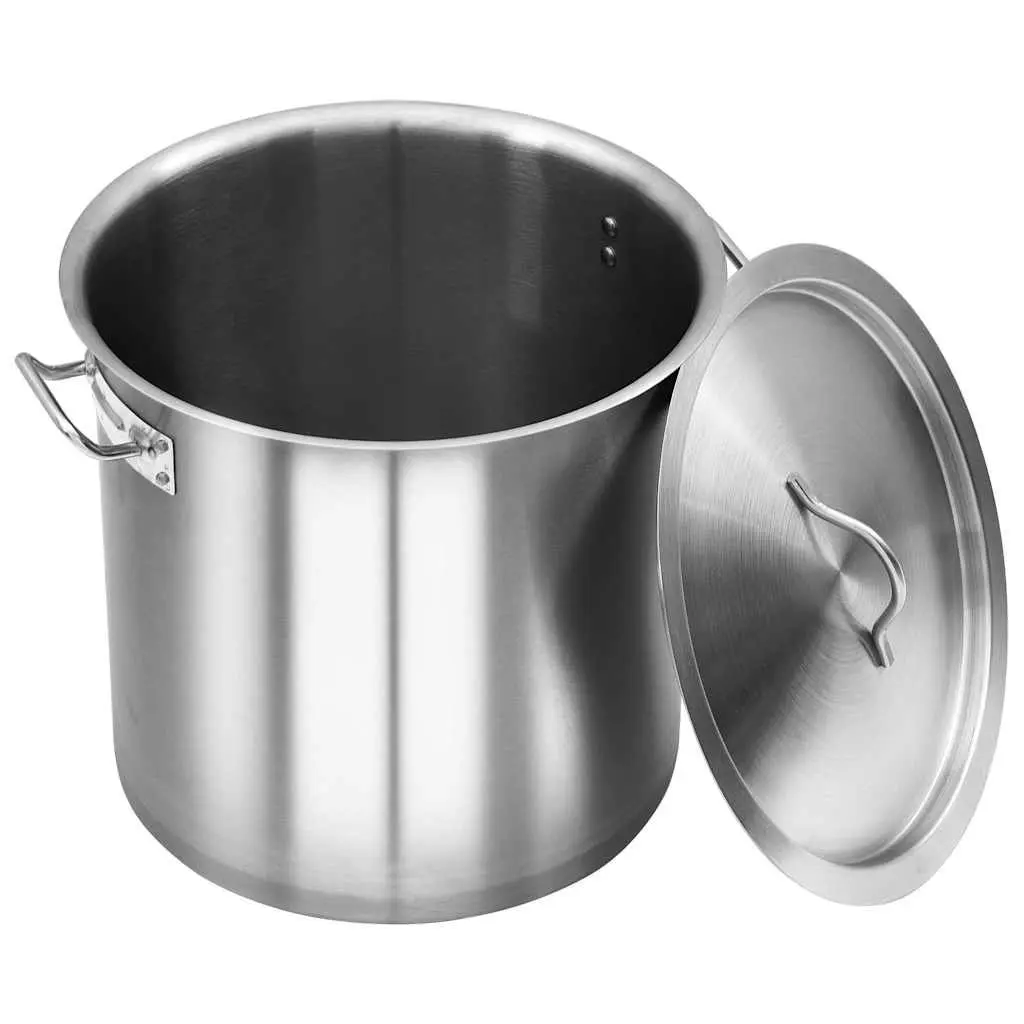 Stock Pot Kitchen 35L Stainless Steel Large Cookware