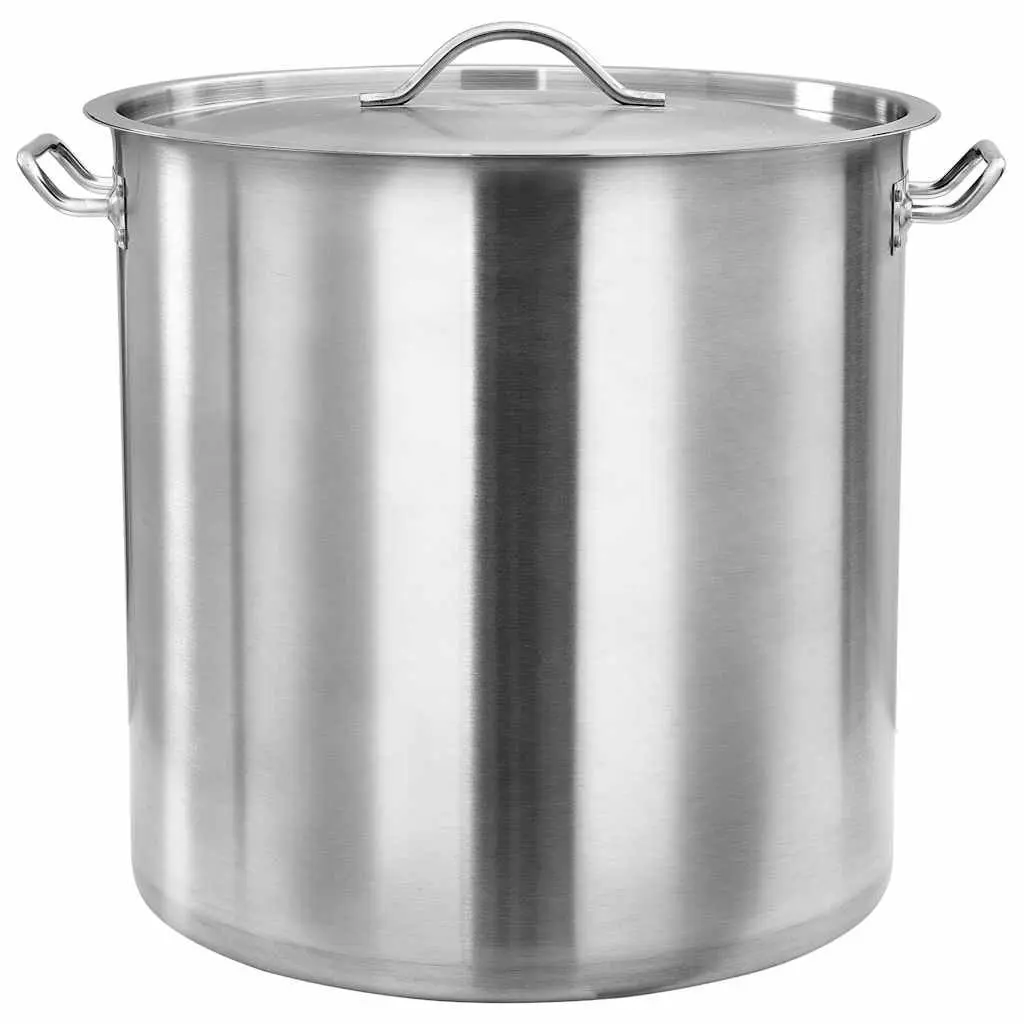 Stock Pot 71 L Stainless Steel Large Catering Cooking Pot Professional Kitchen