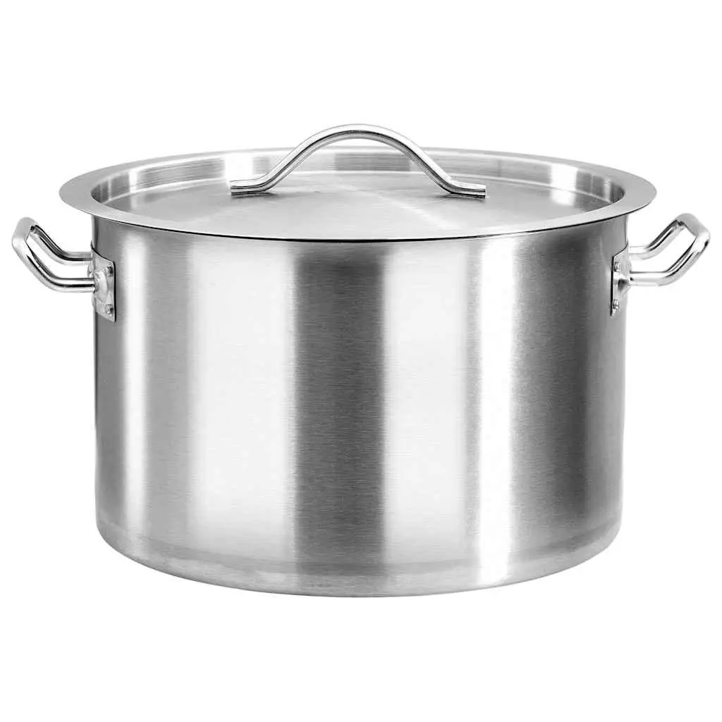 Stock Pot 32L Stainless Steel Cooking Pot Kitchen Catering Use