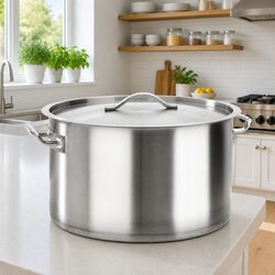 Stock Pot Specifications: 44L Stainless Steel Cooking Pot