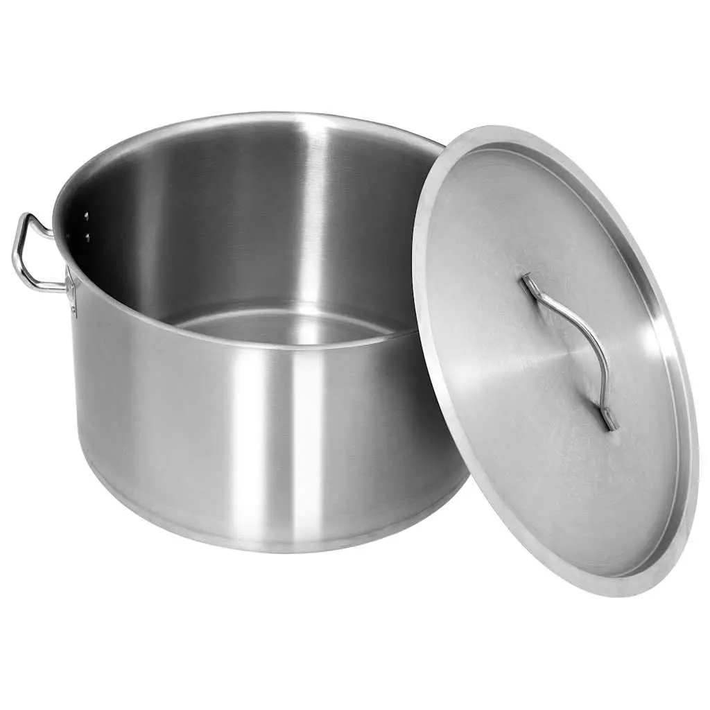 Stock Pot for Kitchen 44L Stainless Steel Large Cooking Pot