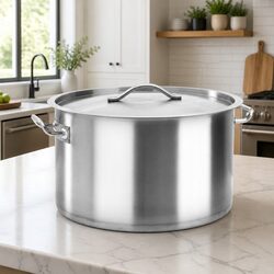 Stainless Steel Catering Stock Pot 58L - Specs Inside