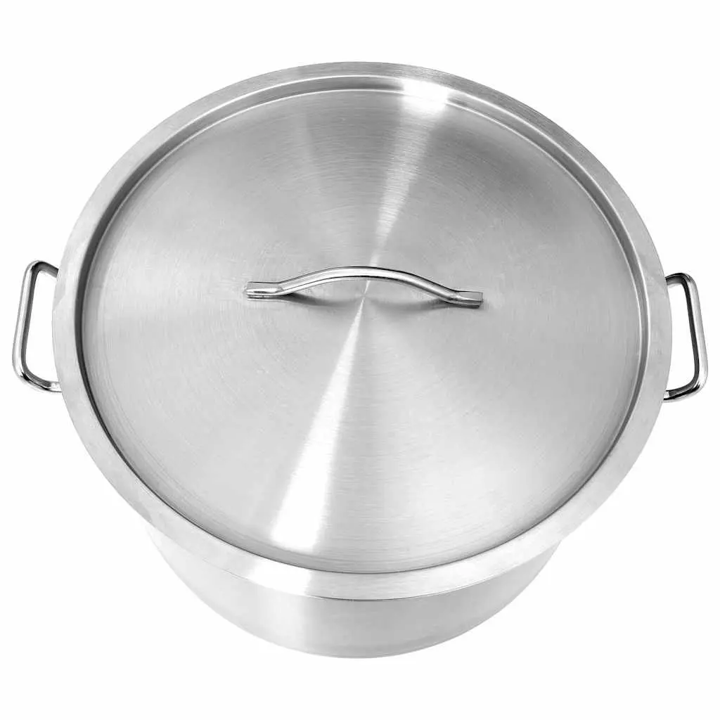 Stock Pot Kitchen 58L Stainless Steel Large Cooking Pot