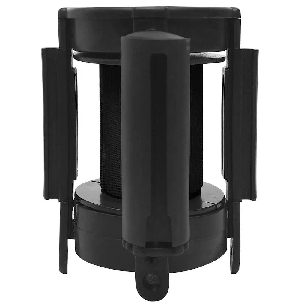 200cm Black Retractable Belt Barrier for Crowd Safety