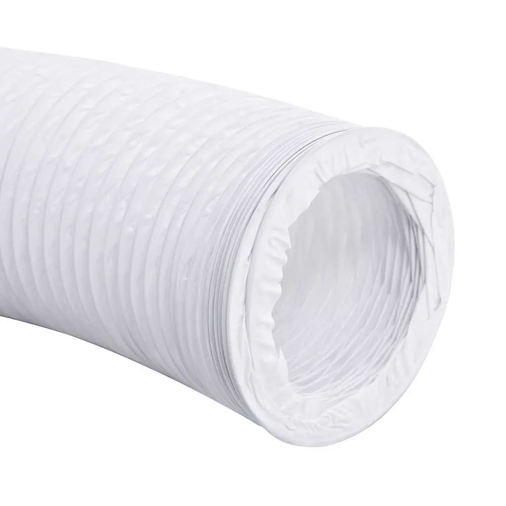 Exhaust Duct PVC Flexible Spiral Ventilation Hose for Bathroom 6 m 12.5 cm