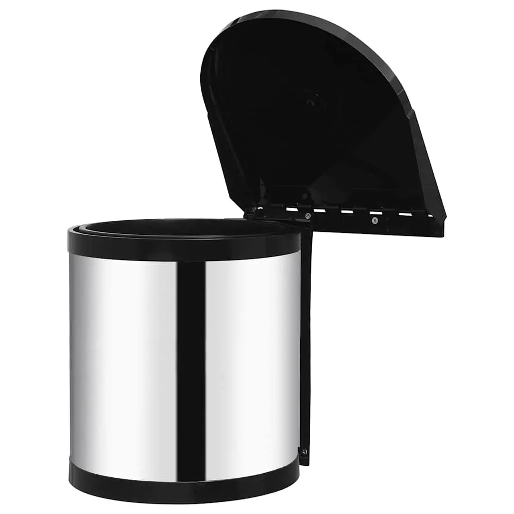 Automatic Lid Kitchen Waste Bin 12L Stainless Steel