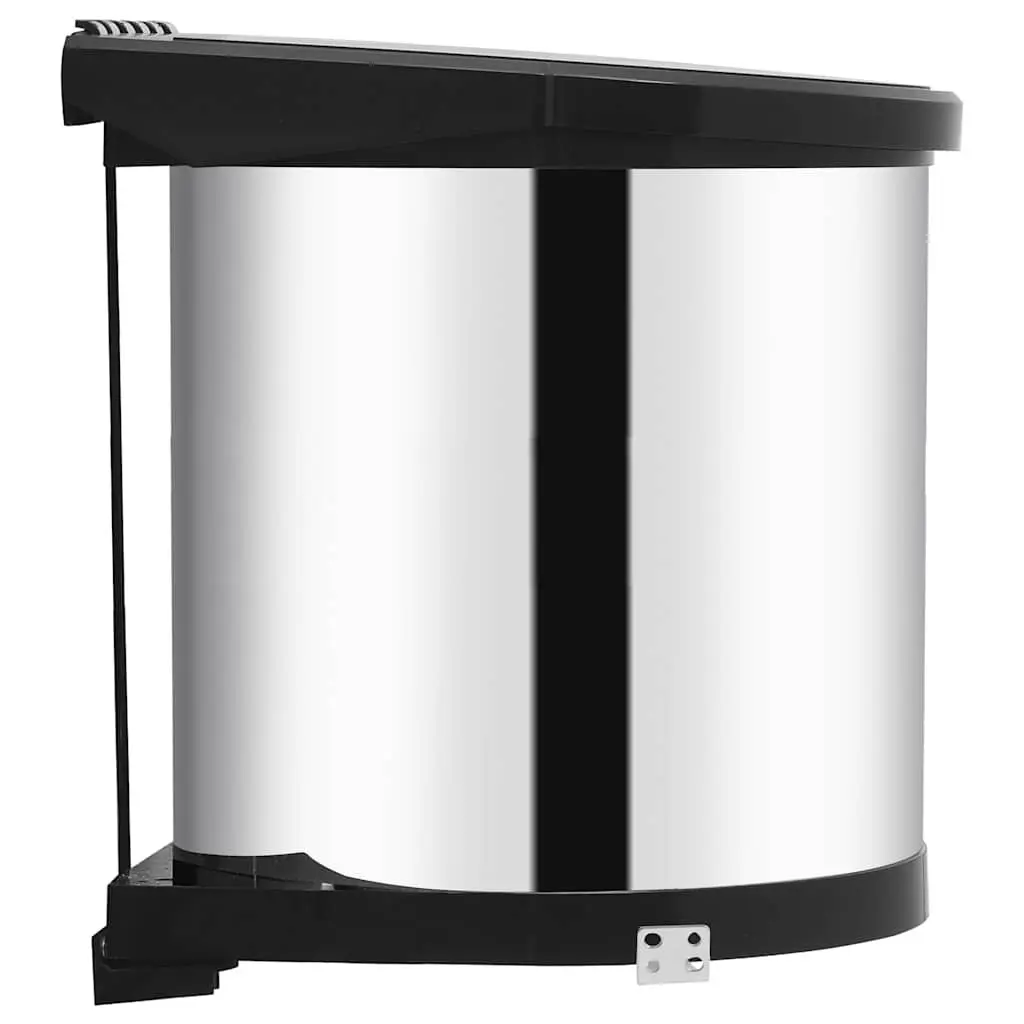 Automatic Lid Kitchen Waste Bin 12L Stainless Steel
