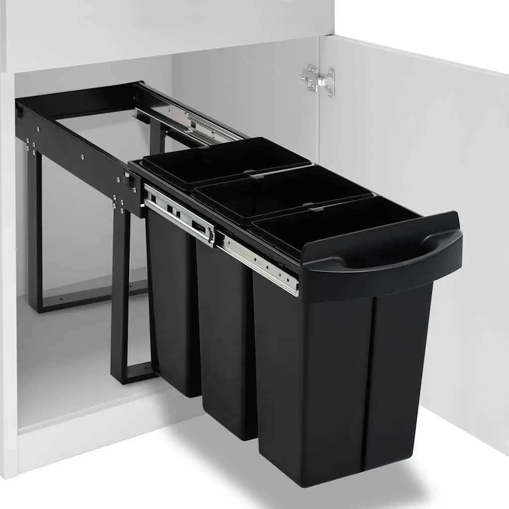 Kitchen Pull-out Waste Bin, 36L