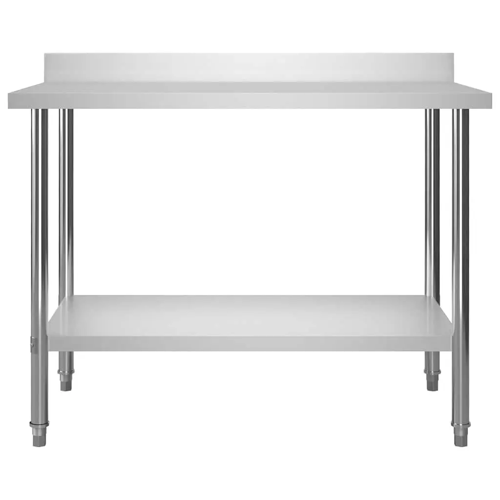 Stainless Steel Kitchen Work Table 120x60x93cm