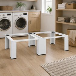 Double Steel Pedestal Stand for Washers & Dryers - 100 kg Capacity