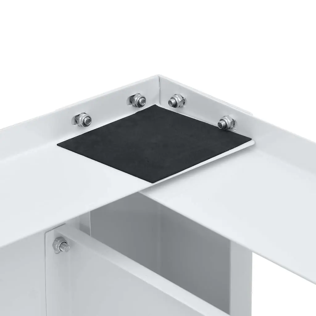 Washer Dryer Pedestal Stand for Laundry Room with Drawers White