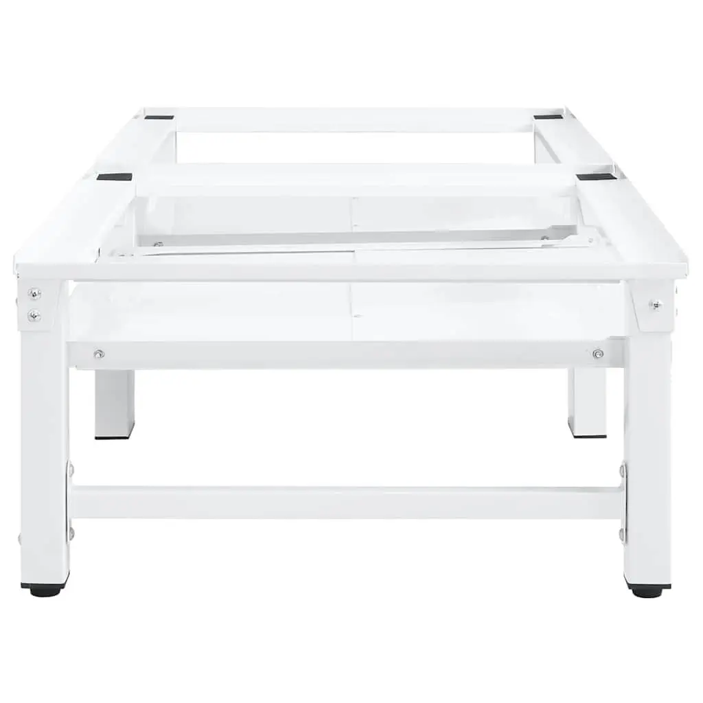 Washing Machine Dryer Pedestal Stand with Pull-out Storage Shelves Home Appliances Adjustable Height Steel