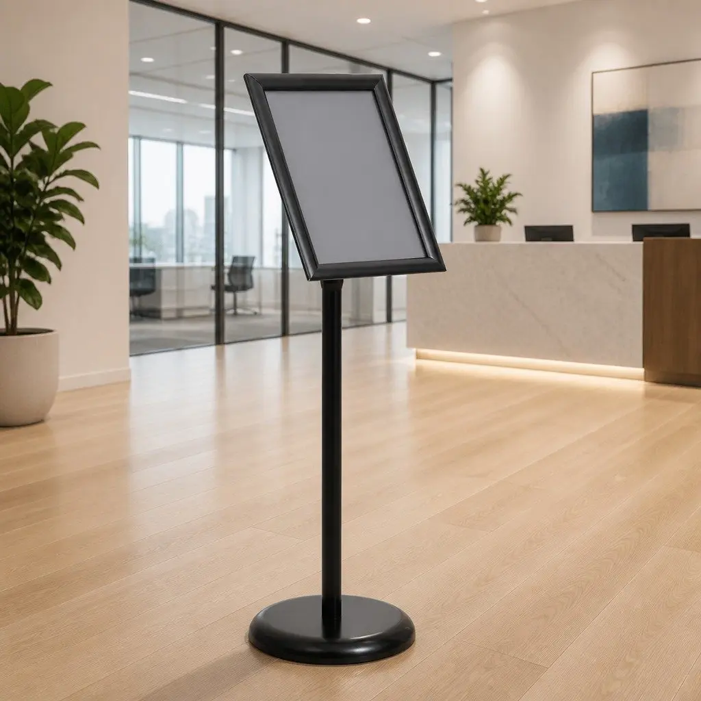 Aluminium A4 Pedestal Poster Stand