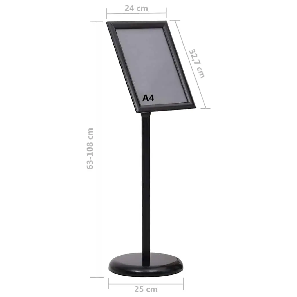 Aluminium A4 Pedestal Poster Stand
