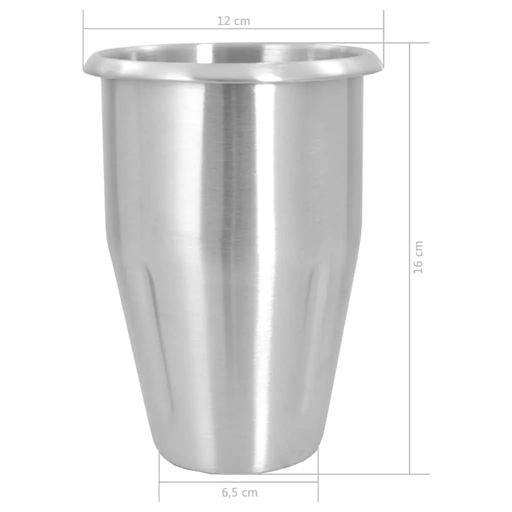 Milkshake Mixer Blender for Restaurant and Bar Stainless Steel 1L