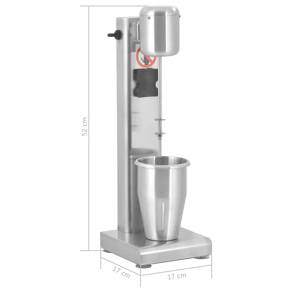 Milkshake Mixer Blender for Restaurant and Bar Stainless Steel 1L