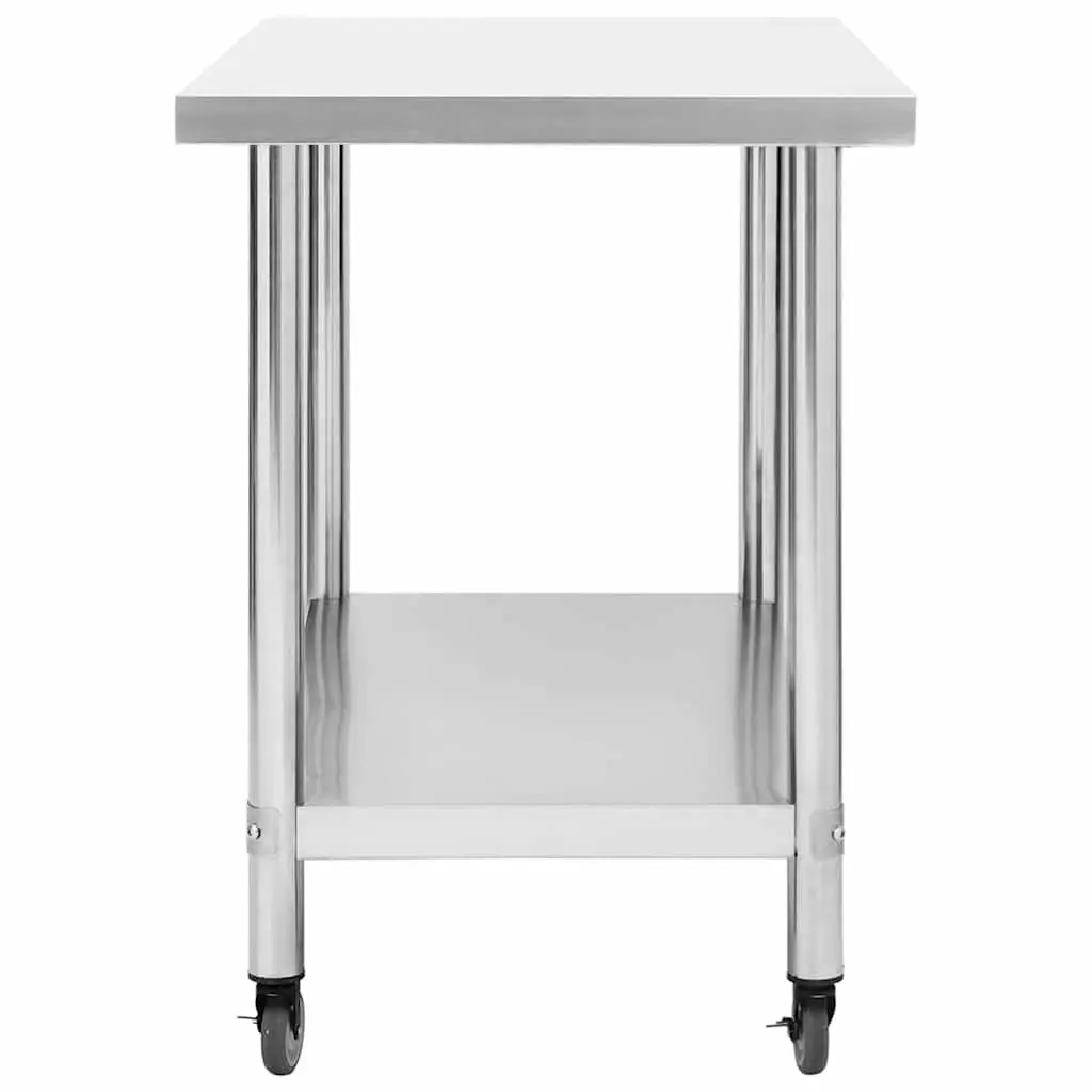 Commercial Work Table for Kitchen 80 x 60 x 85 cm