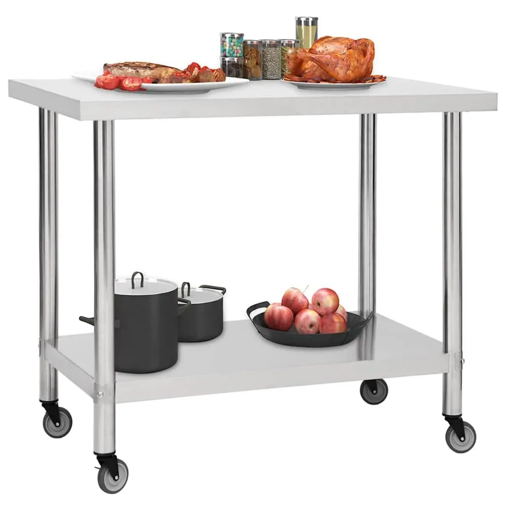 Commercial Work Table for Kitchen 80 x 60 x 85 cm