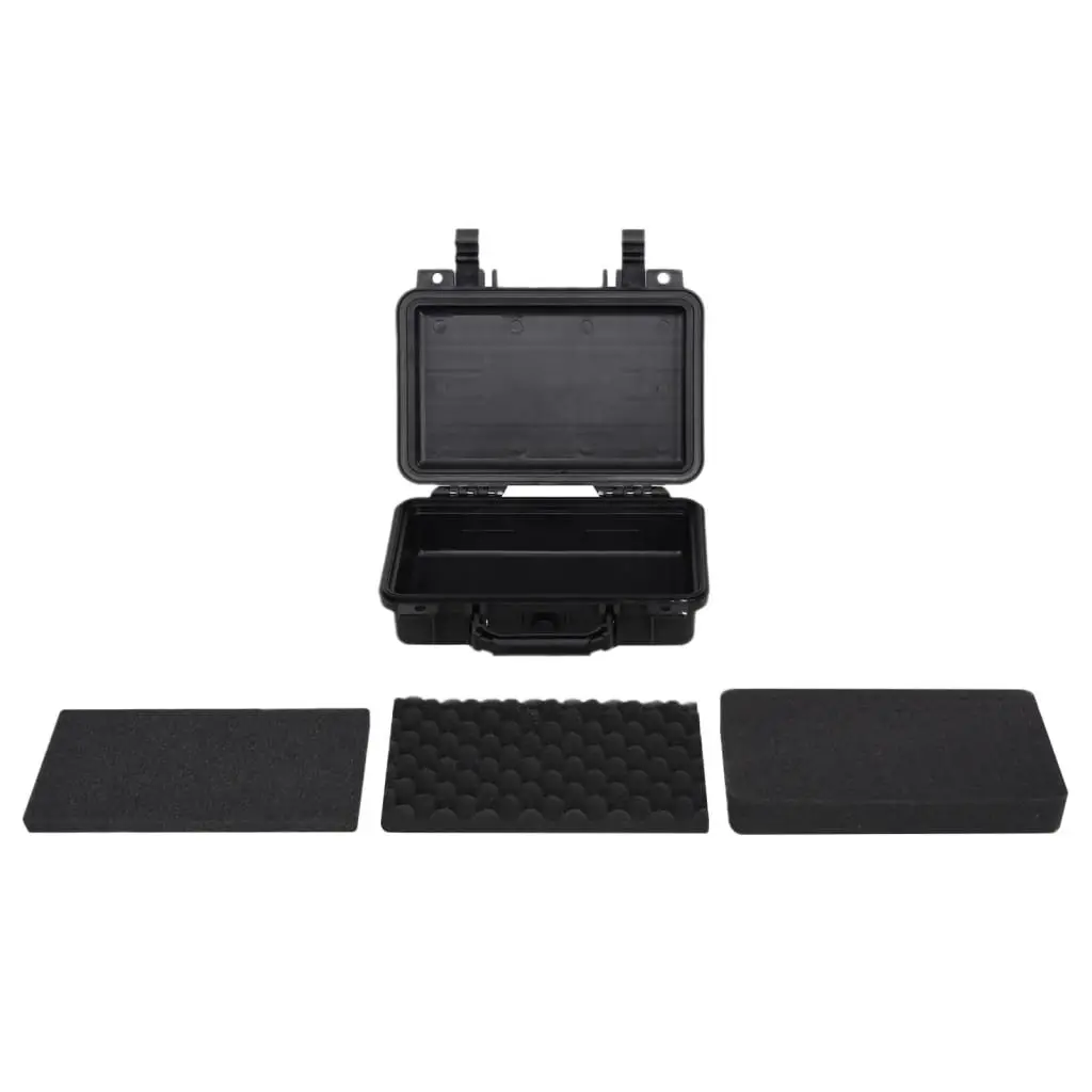 Portable Flight Case Black Camera Equipment Hard Shell Protective Storage Case