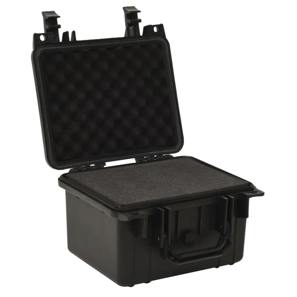 Portable Flight Case Black Camera Equipment Storage Hard Case with Foam Insert