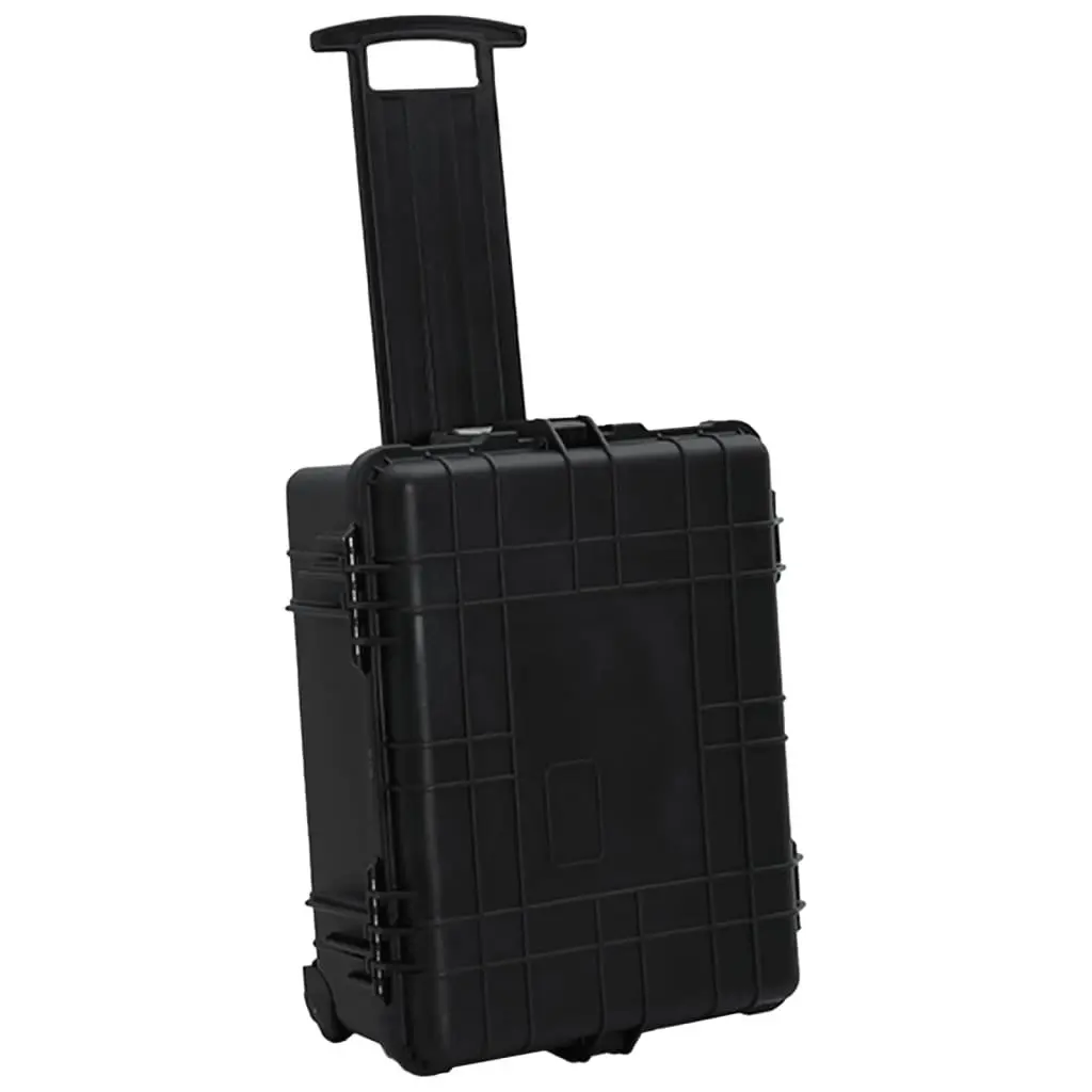 Wheeled Flight Case Black 58x45x27 cm Hard Case Protective Transport Luggage