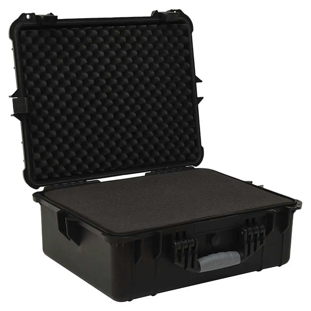 Flight Case for Camera Equipment Travel 55x43x21cm Hard Shell Black
