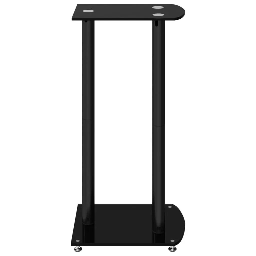 Black 3 Pillar Speaker Stands Pair