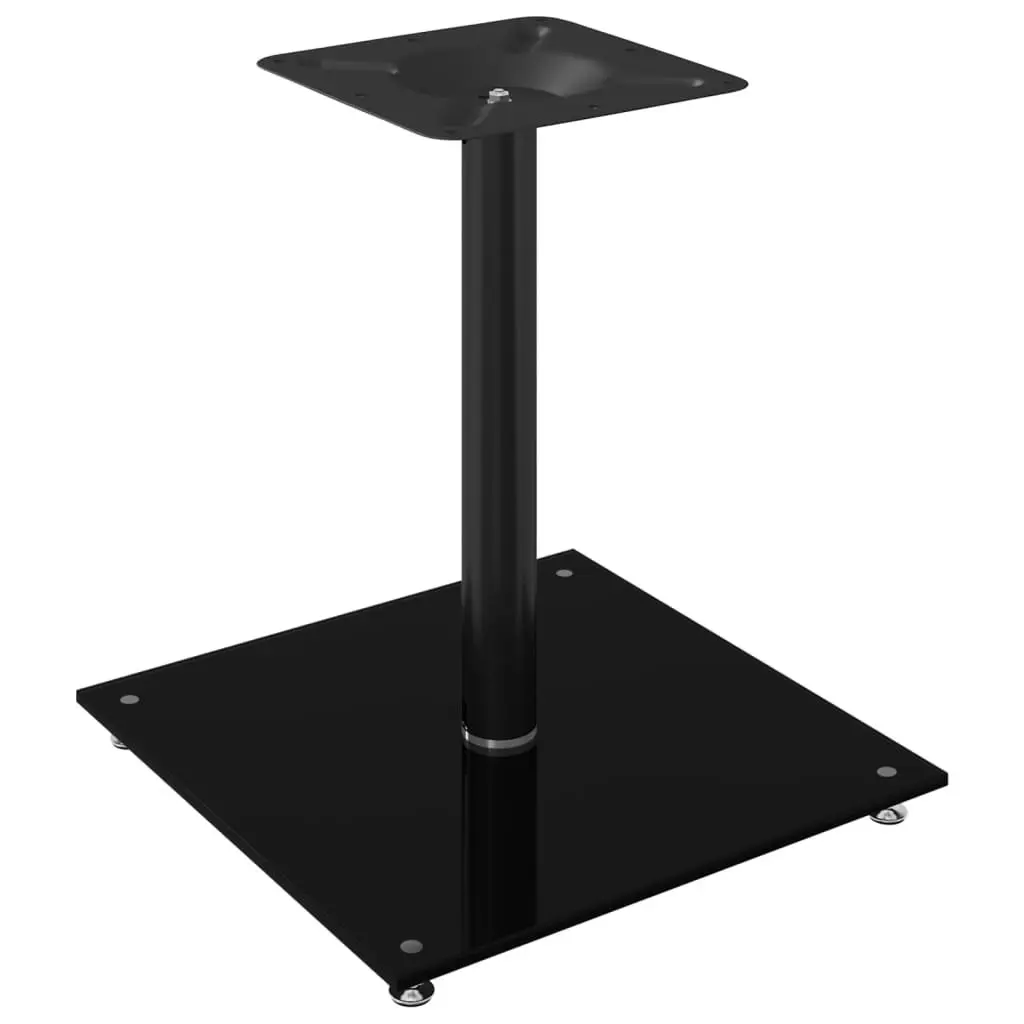 Black Tempered Glass Speaker Stands