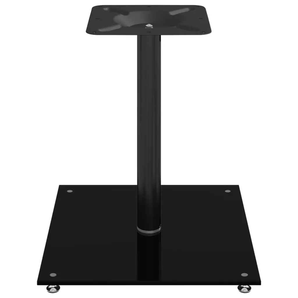 Black Tempered Glass Speaker Stands