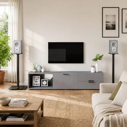 Technical Specs for Black Glass Speaker Stands