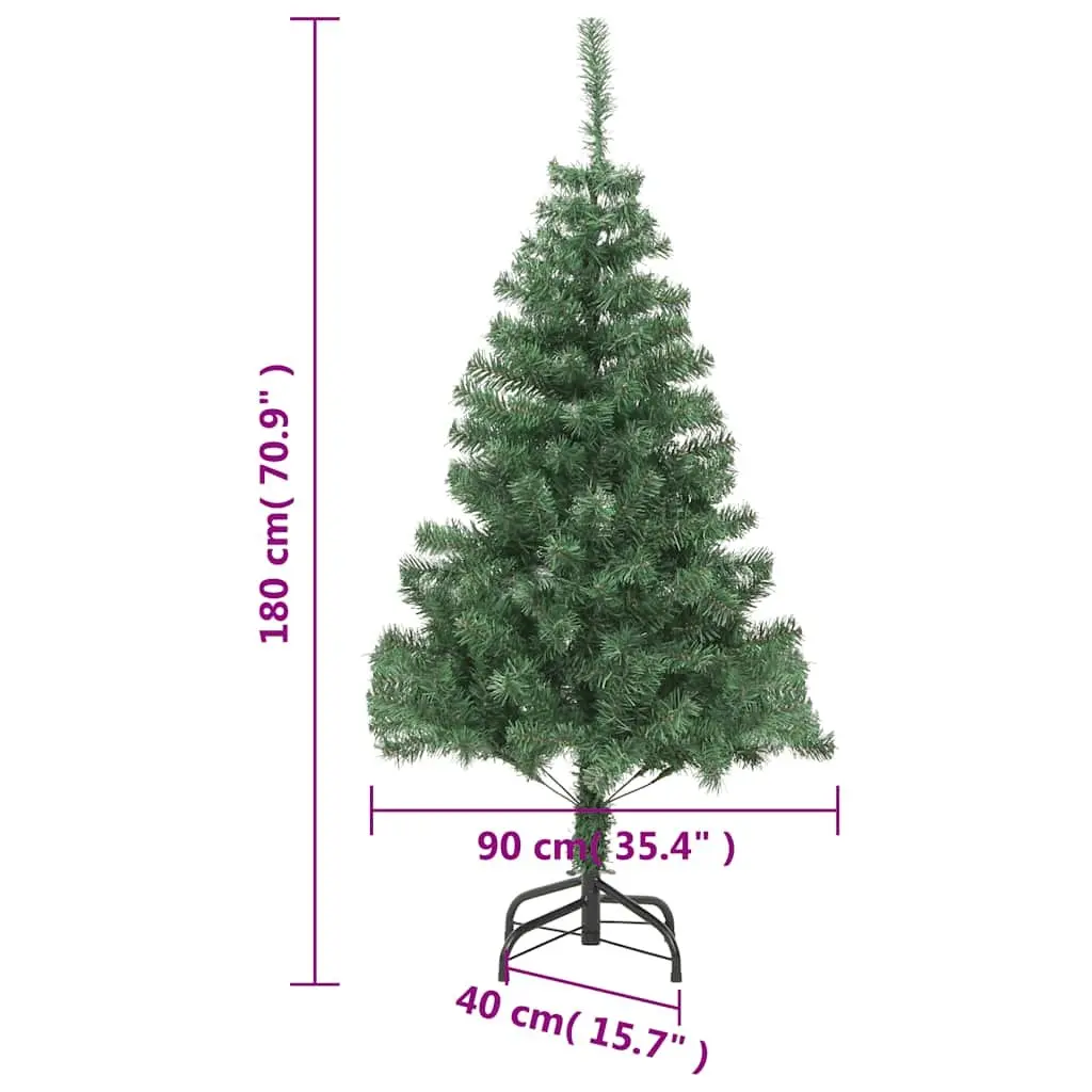 Artificial Christmas Tree Indoor 180cm Green