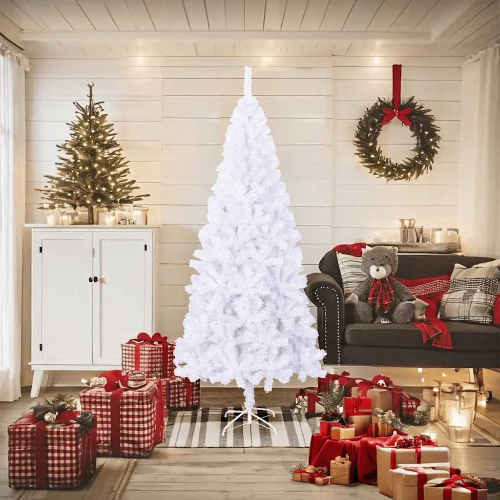 Artificial Christmas Tree Indoor 180cm White 620 Branch Tips