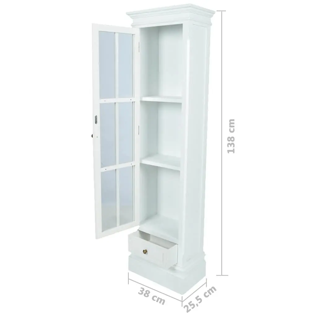 Wooden Bookcase Cabinet for Living Room Bedroom 3 Shelves