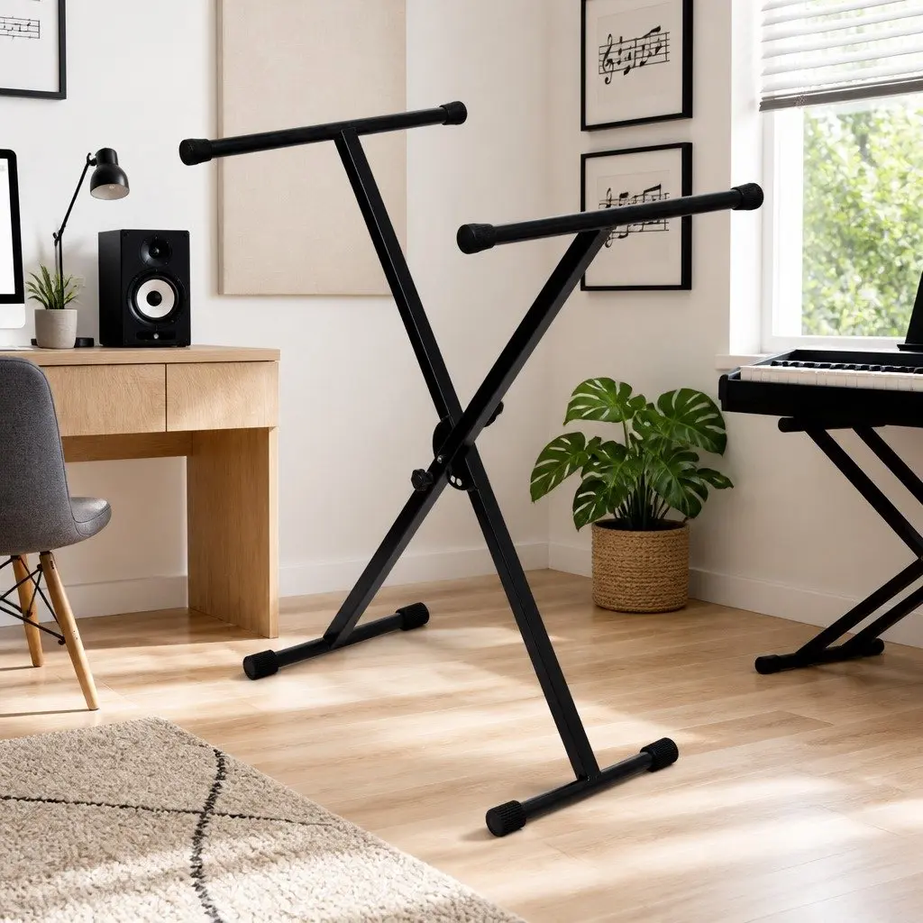 Adjustable X-Frame Keyboard Stand