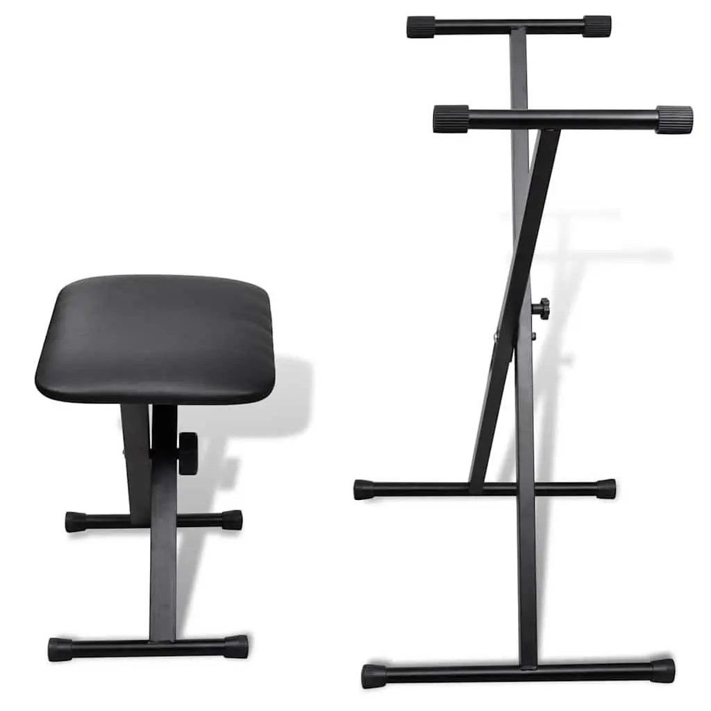 Adjustable Keyboard Stand and Stool